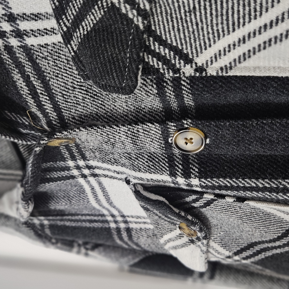 Black and White Plaid Jacket